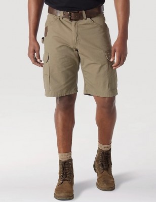 Шорты карго Wrangler RIGGS Workwear Ranger Ripstop - Bark (хаки)