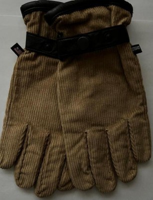 Мужские вельветовые перчатки Polo Ralph Lauren Corduroy Khaki Gloves