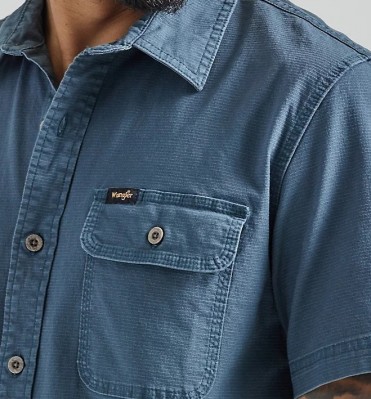 Мужская рубашка с коротким рукавом Wrangler Stretch Ripstop