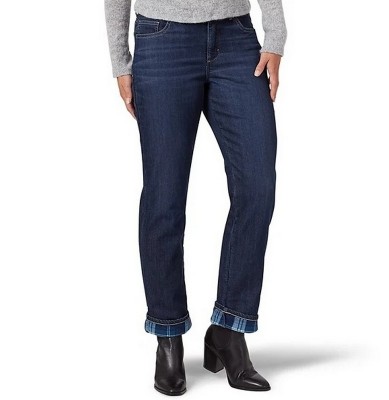 Женские джинсы на флисовой подкладке Lee Relaxed Fit Fleece Verona Jeans