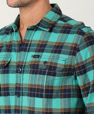 Мужская фланелевая рубашка Lee Working West Palmetto Plaid
