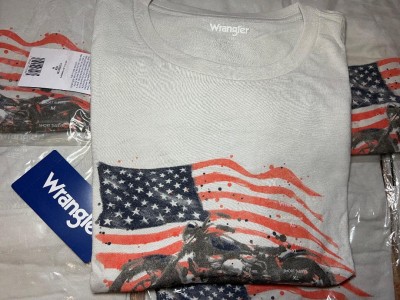 Футболка Wrangler Moto American Flag T-Shirt