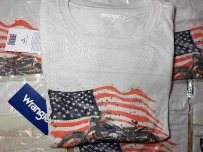 Футболка Wrangler Moto American Flag T-Shirt