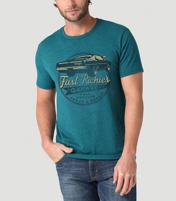 Футболка Wrangler Fast Richies Garage T-Shirt