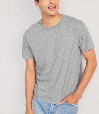 Футболка Old Navy Classic Crew-Neck T-Shirt - серый (Heather Grey)