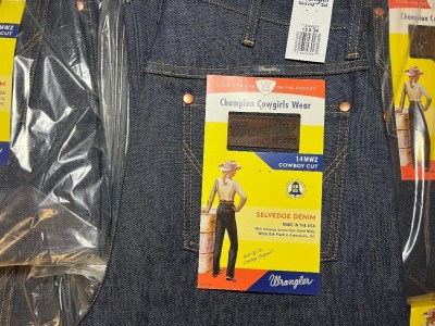 Женские джинсы Wrangler Reissue 14MWZ Selvedge (made in USA)