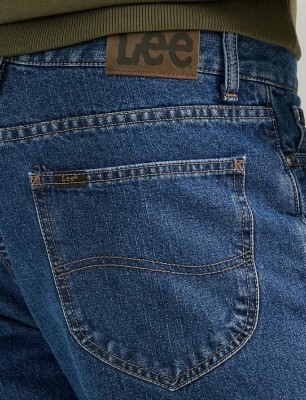 Зимние джинсы Lee Relaxed Fit Fleece - Dark Wash