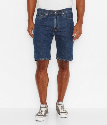 505 Regular Fit Denim Shorts - Dark Stonewash
