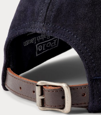 Бейсболка замшевая Polo Ralph Lauren Suede Ball Navy Cap