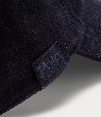 Бейсболка замшевая Polo Ralph Lauren Suede Ball Navy Cap