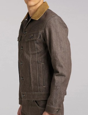 Джинсовая куртка Lee 101 Storm Rider Rigid Selvedge - Dry Brown