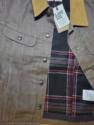Джинсовая куртка Lee 101 Storm Rider Rigid Selvedge - Dry Brown