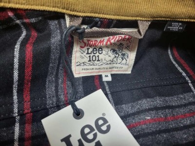 Джинсовая куртка Lee 101 Storm Rider Rigid Selvedge - Dry Brown