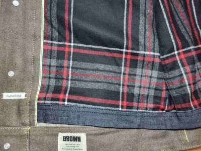 Джинсовая куртка Lee 101 Storm Rider Rigid Selvedge - Dry Brown