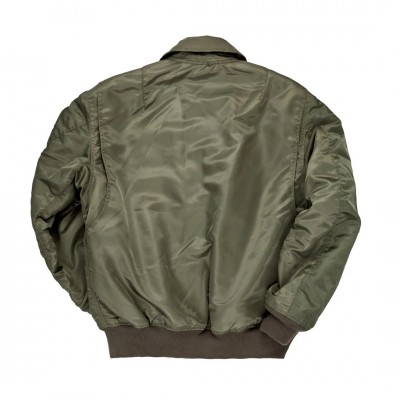 Лётная куртка Cockpit USA CWU-55P Cold Weather Pilots Jacket - зелёная (Sage)