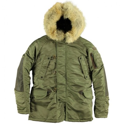 Куртка Аляска Cockpit USA N-3B Long Parka - Sage Green