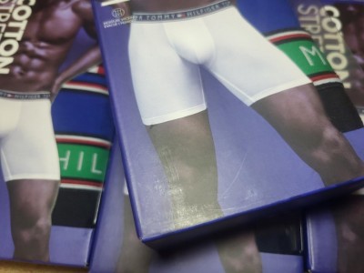 Комплект мужского нижнего белья из 3 боксеров Tommy Hilfiger Cotton Stretch Boxer Brief