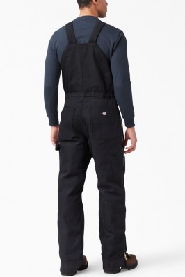 Комбінезон утеплений Dickies Duck Insulated Bib Overalls - чорний