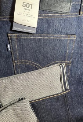 80s 501 Z Selvedge Jeans Rigid