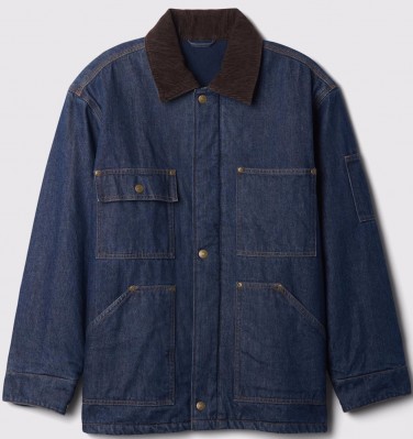 Джинсовая куртка с флисовой подкладкой Gap Chore Jacket
