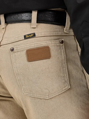 13MWZTN Original Fit Cowboy Cut Jeans Tan