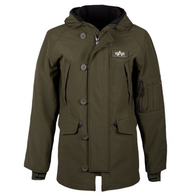 Куртка демисезонна Alpha Industries Softshell N-3B Parka - Olive