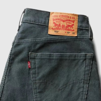 505 Regular Corduroy Dark Slate Grey Jeans (вельветовые)