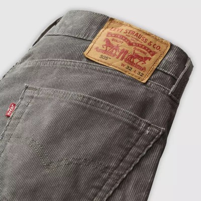 505 Regular Corduroy Smoked Pearl Grey Jeans (вельветовые)
