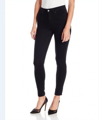 721 High Rise Skinny Black Jeans - чёрные