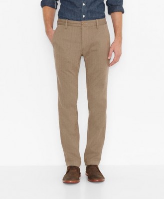 511 Herringbone Wool Chino Trousers - коричневые