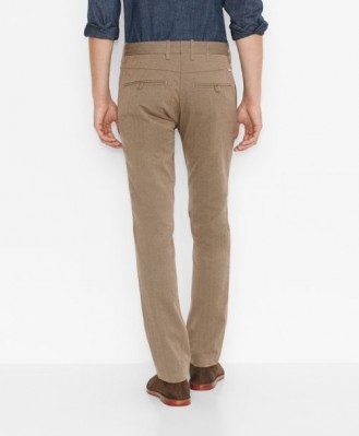 511 Herringbone Wool Chino Trousers - коричневые