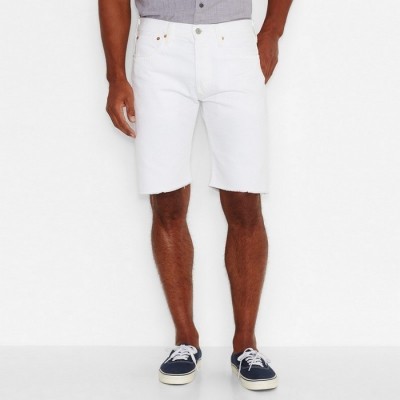 501 Original Fit Denim Shorts White
