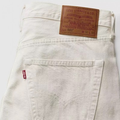 501 Original Fit Premium Lightweight Men's Jeans - White
