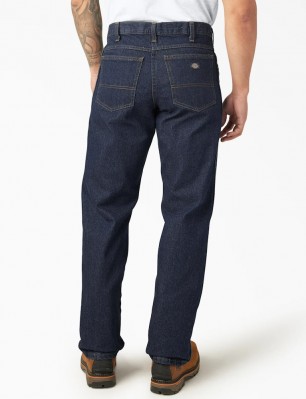 Джинсы Dickies Regular Fit - тёмно-синие (Rinsed Indigo)
