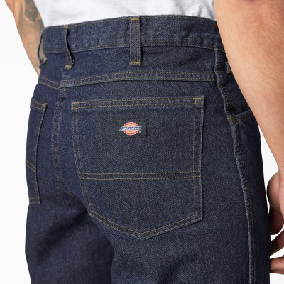 Джинсы Dickies Regular Fit - тёмно-синие (Rinsed Indigo)