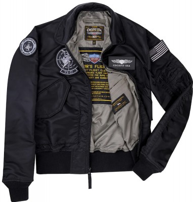Куртка лётная Cockpit USA Stealth CWU