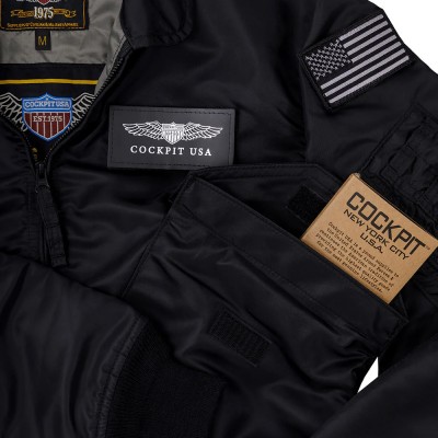 Куртка лётная Cockpit USA Stealth CWU
