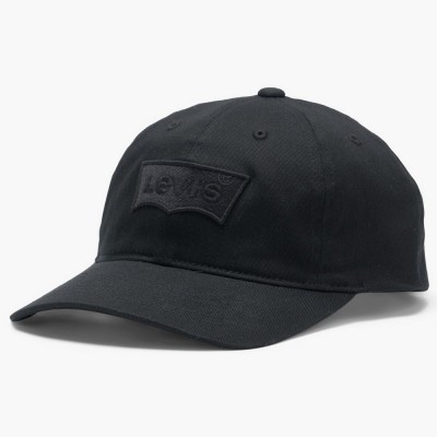 Batwing Logo Flex Fit Baseball Cap Black-Black