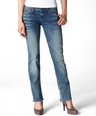 Modern Rise Demi Curve Straight Fit Jeans - Happy Trails