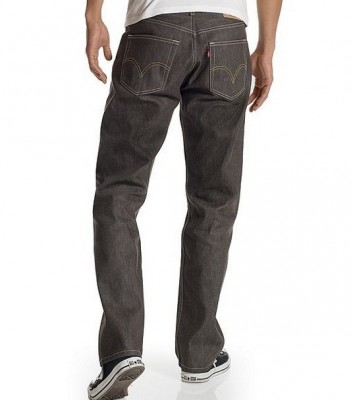 501 Original Shrink-to-Fit Jeans - Brown Rigid