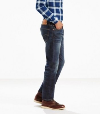 505 Regular Fit Stretch Jeans - Petrel