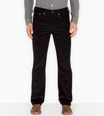 514 Straight Fit Corduroy Jeans - Black (вельветові)