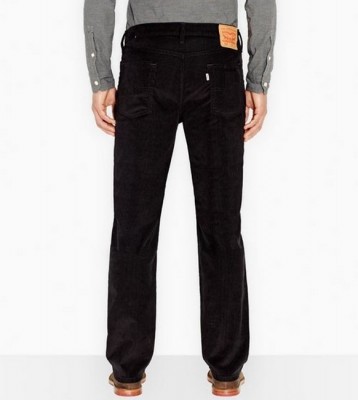 514 Straight Fit Corduroy Jeans - Black (вельветові)