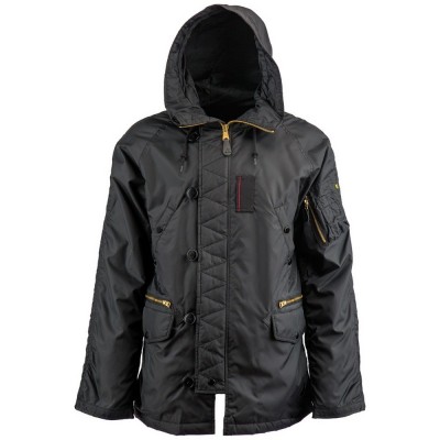 Картинка куртки Alpha Industries N-3B Ambrose Lightweight Parka - цвет черный