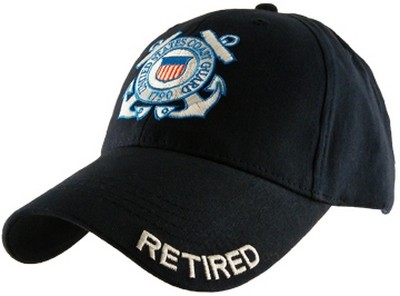 Картинка бейсболки Eagle Crest US Coast Guard Retired Cap