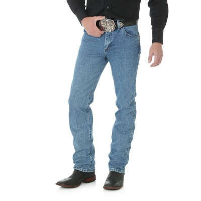 Картинка джинсов Wrangler 36MWZSW Premium Performance Cowboy Cut Slim Fit Jeans - Stonewashed