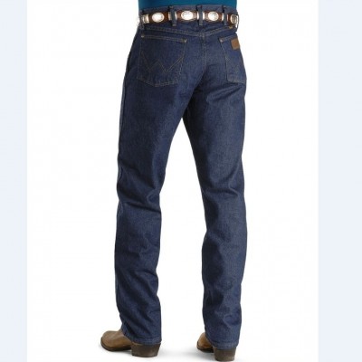 Картинка джинсов Wrangler 47MWZPW Premium Performance Cowboy Cut Jeans - 
Prewashed Indigo, вид сзади