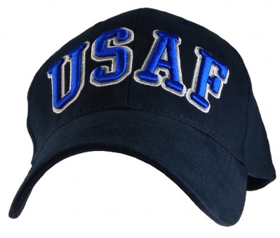 Картинка бейсболки USAF 3-D Text Cap