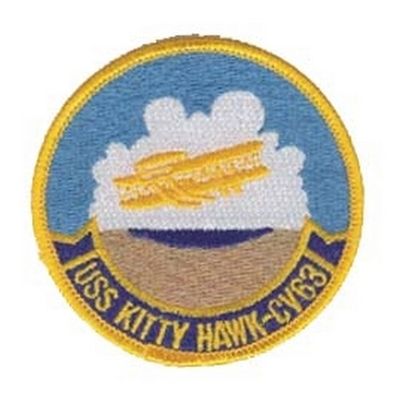 Картинка нашивки USS KITTY HAWK CV-63 PATCH (3
