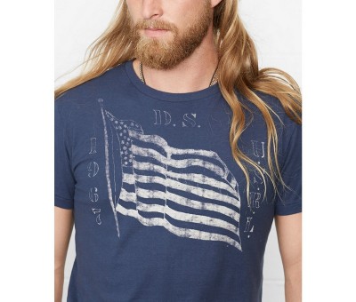 Картинка футболки Ralph Lauren Denim & Supply Flag-Print Crewneck Tee, детали